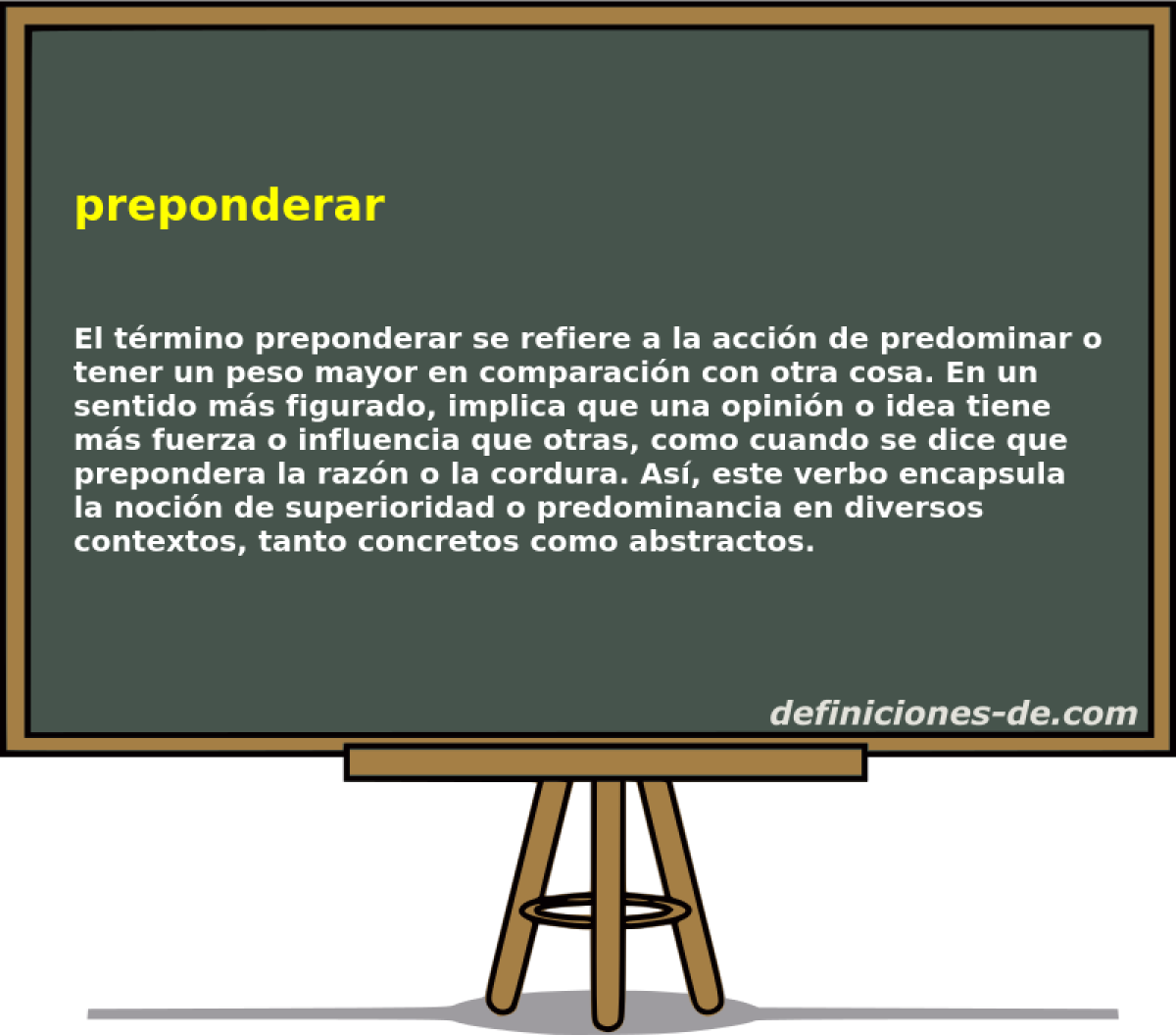 preponderar 