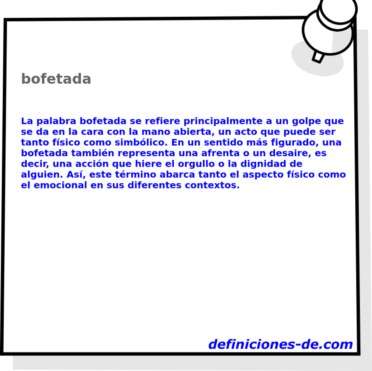 bofetada 