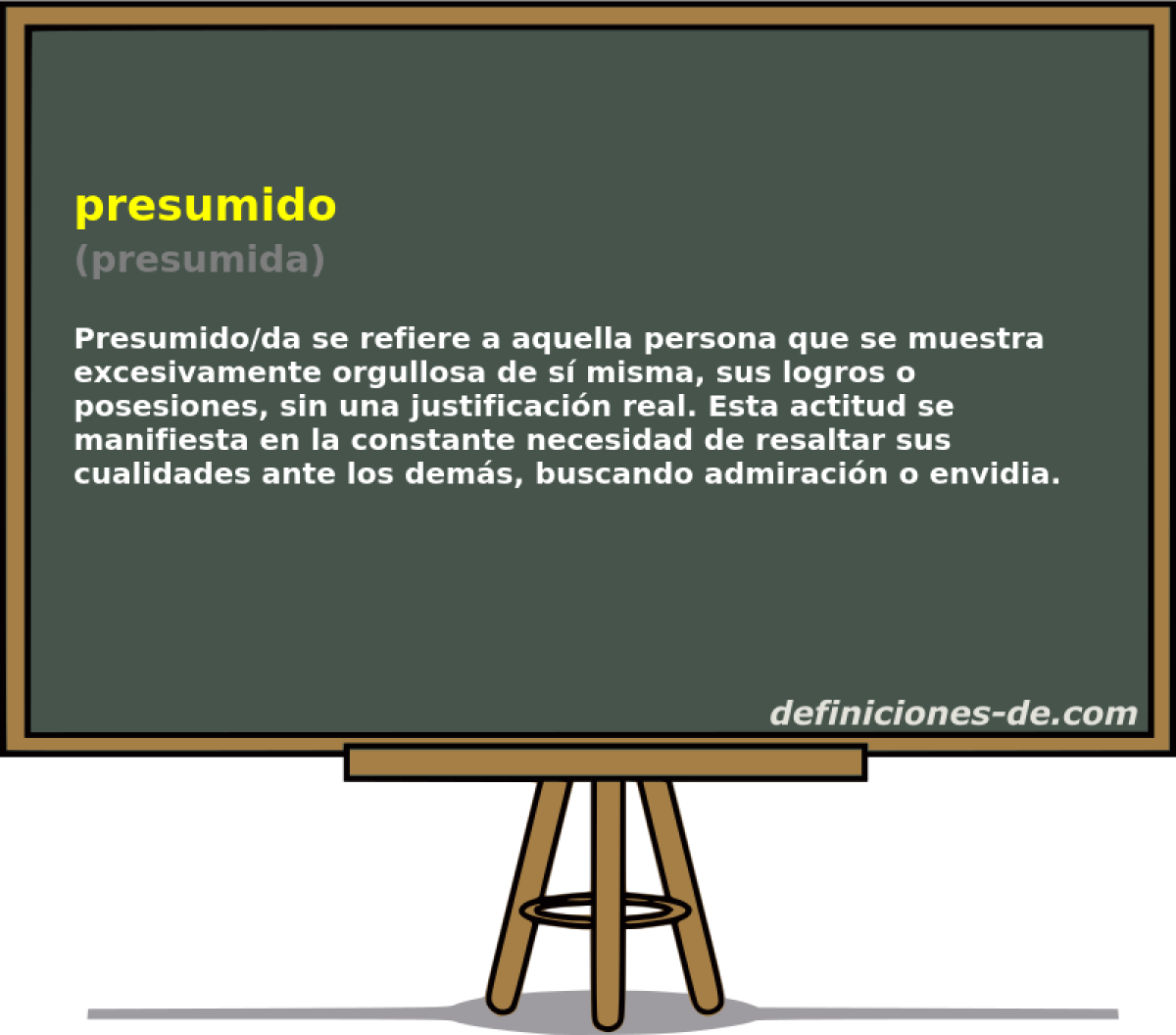 presumido (presumida)