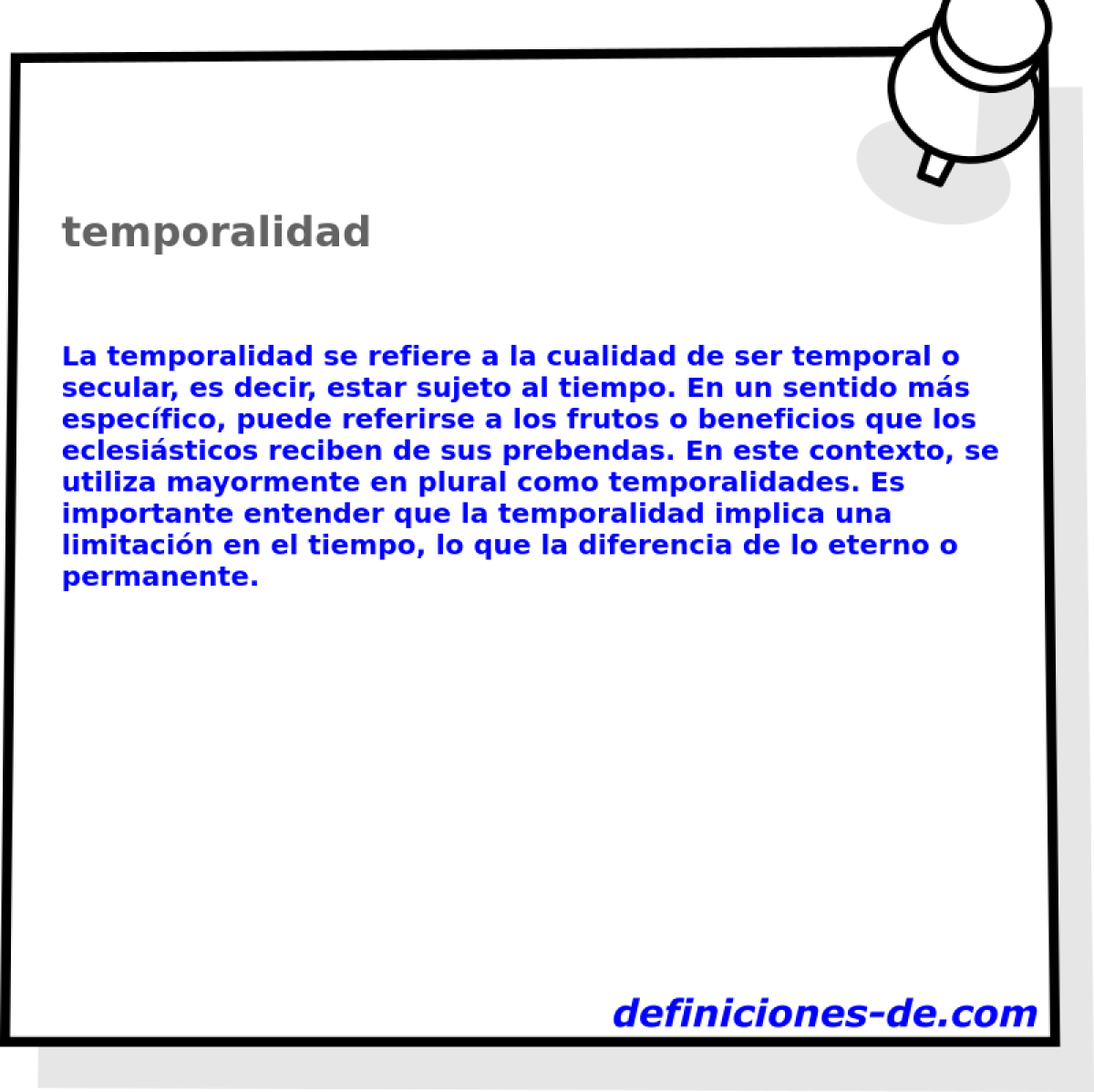 temporalidad 