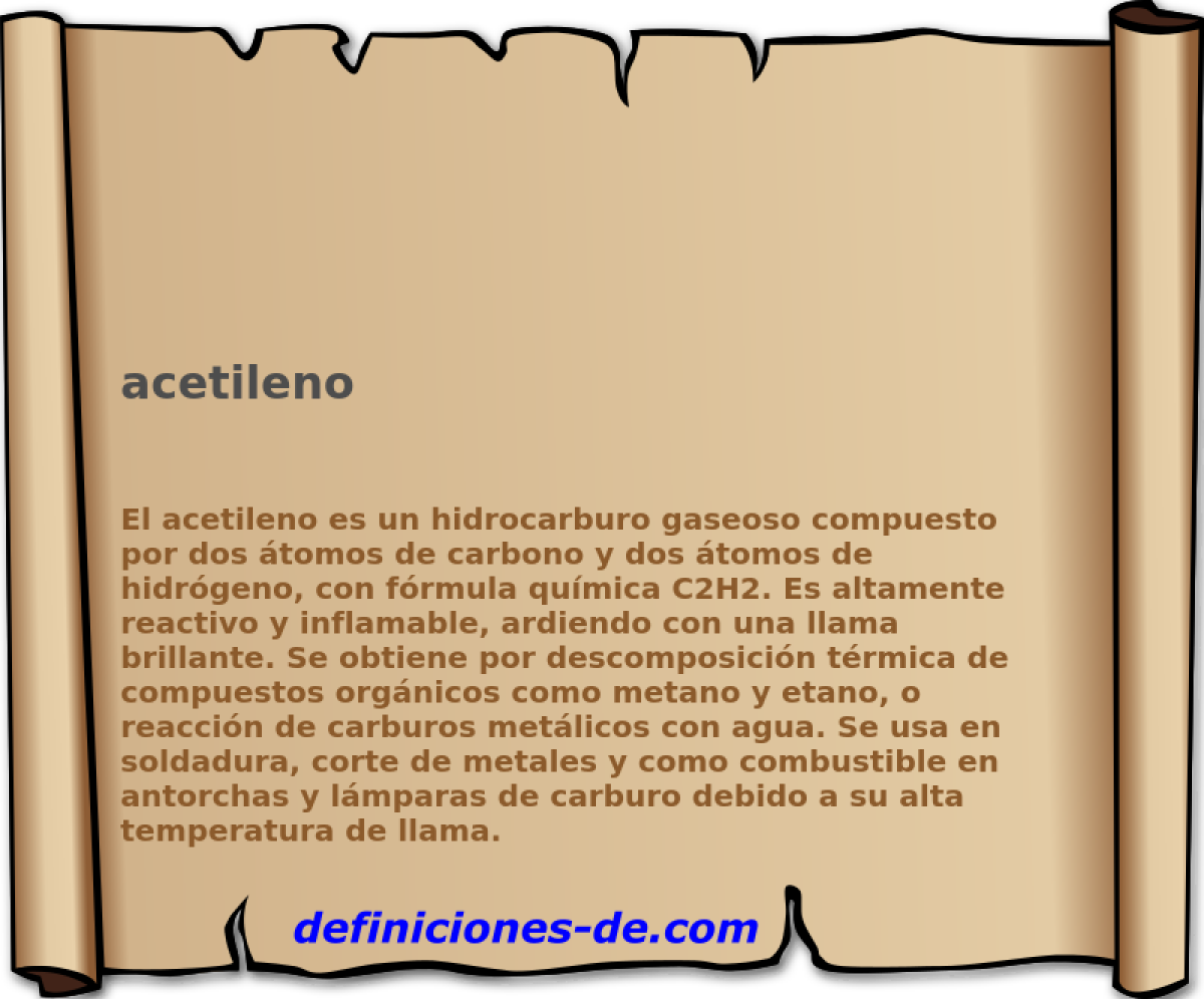 acetileno 