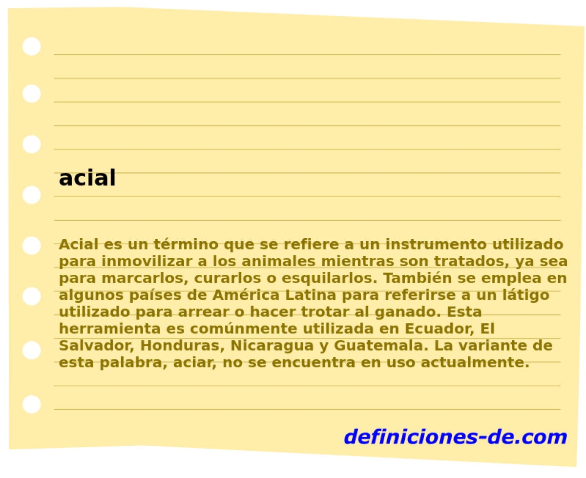 acial 