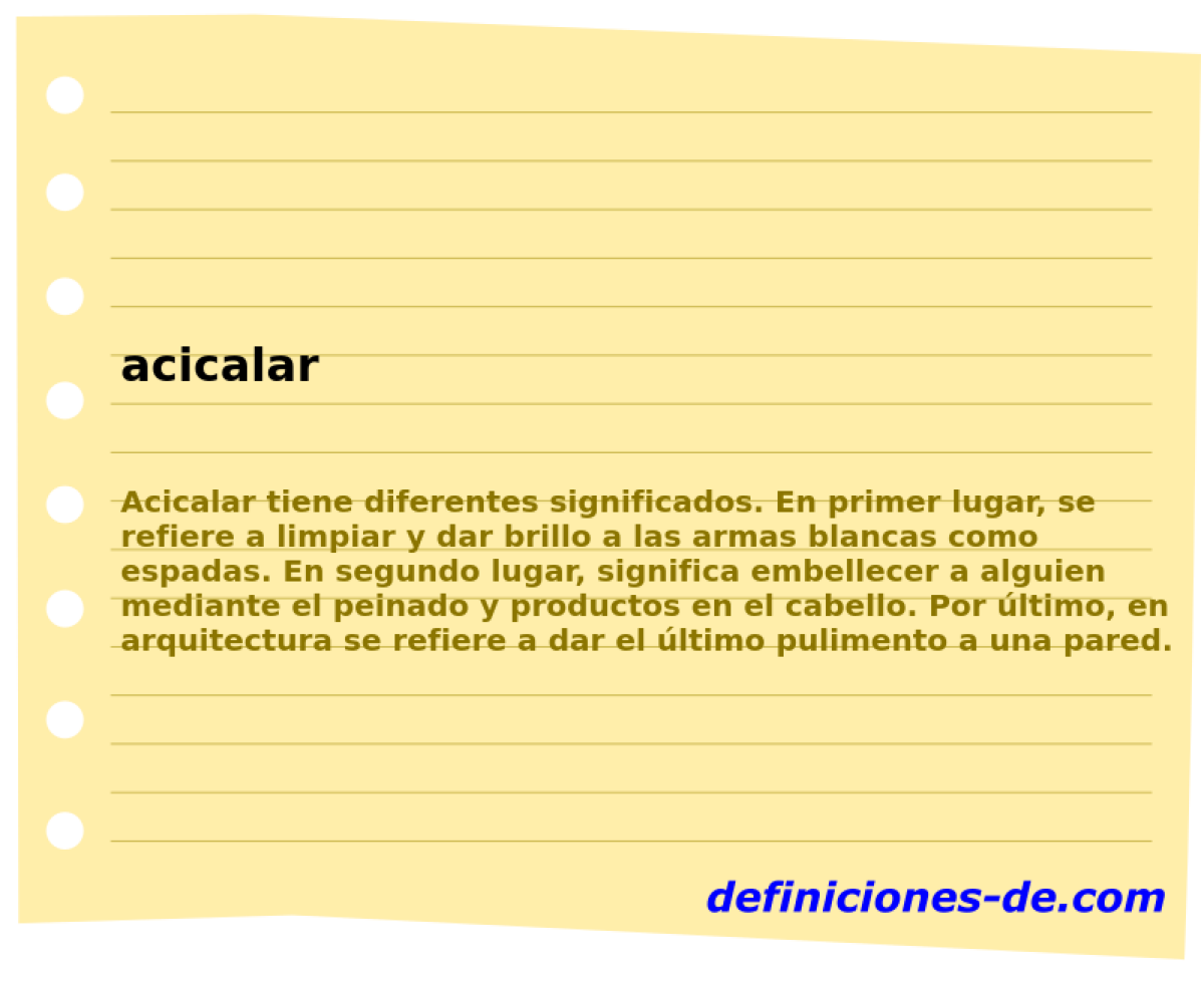 acicalar 