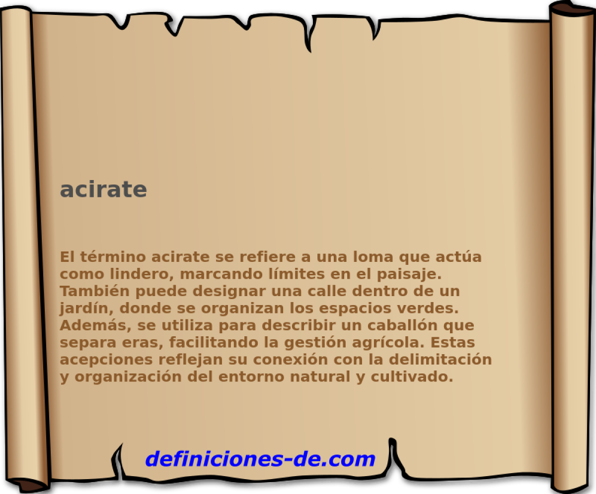 acirate 