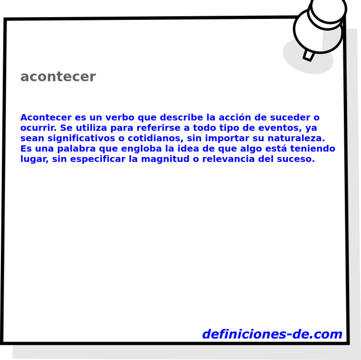 acontecer 