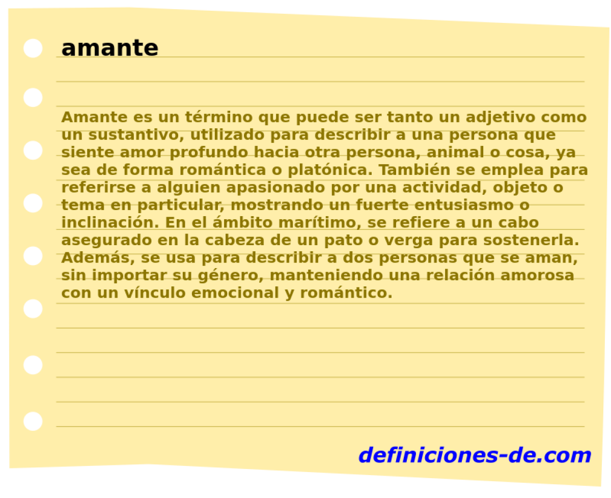 amante 