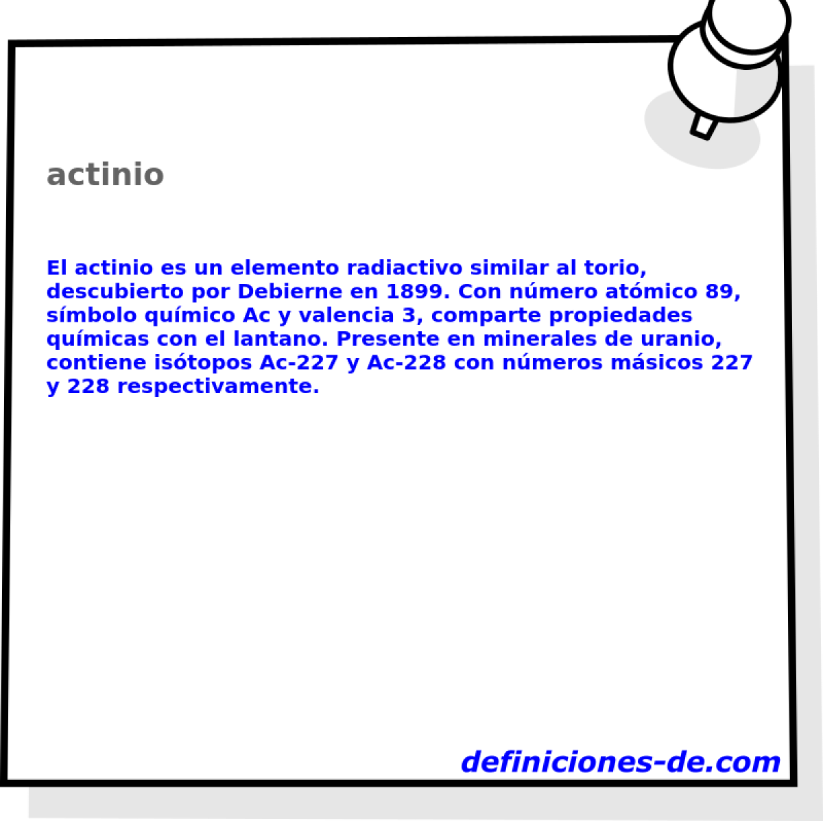 actinio 