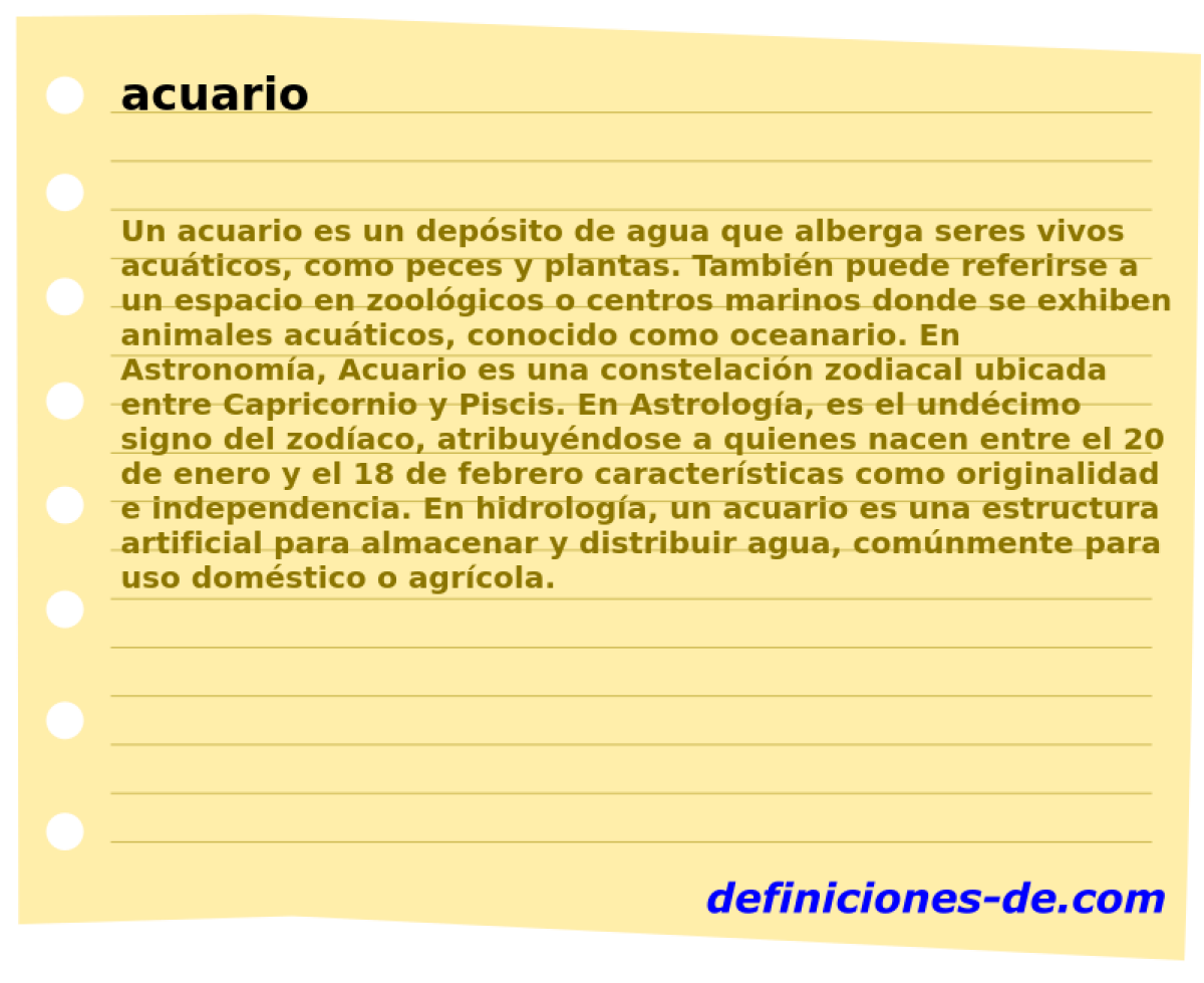 acuario 