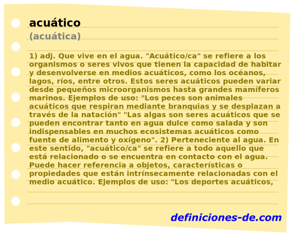 acutico (acutica)