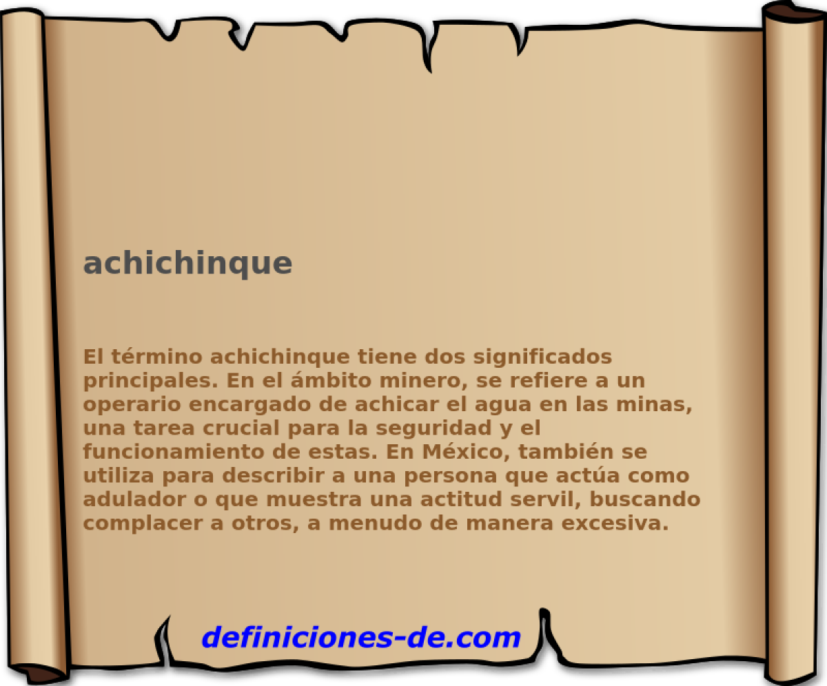 achichinque 