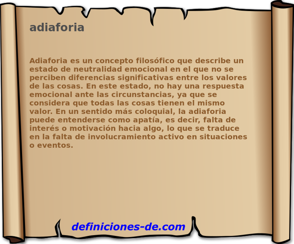 adiaforia 