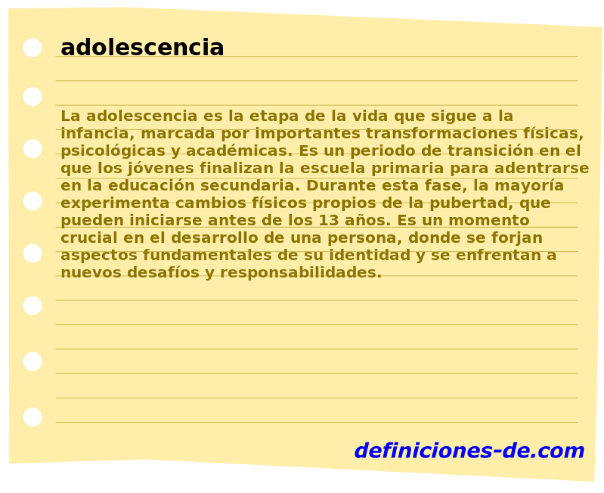 adolescencia 