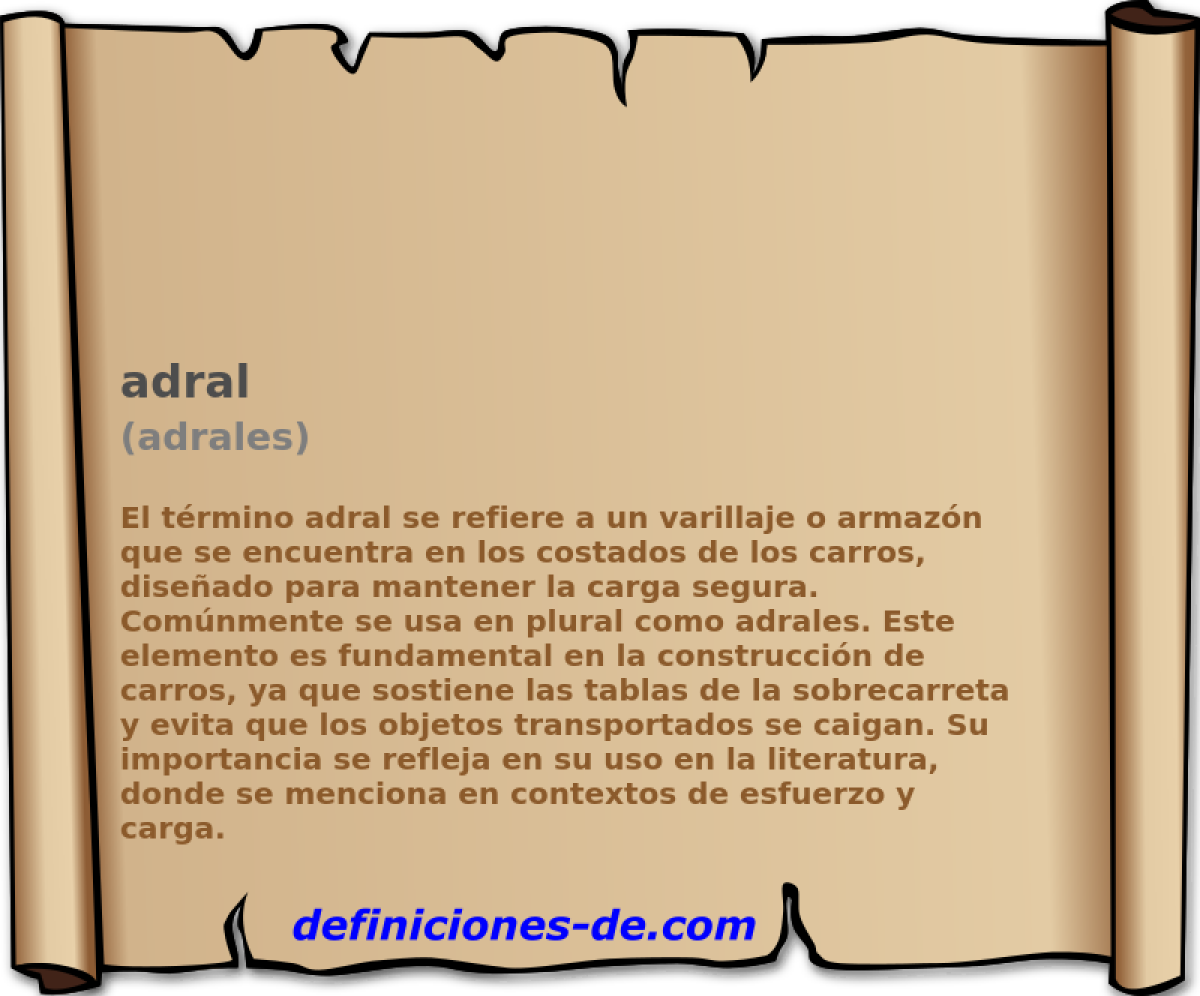 adral (adrales)