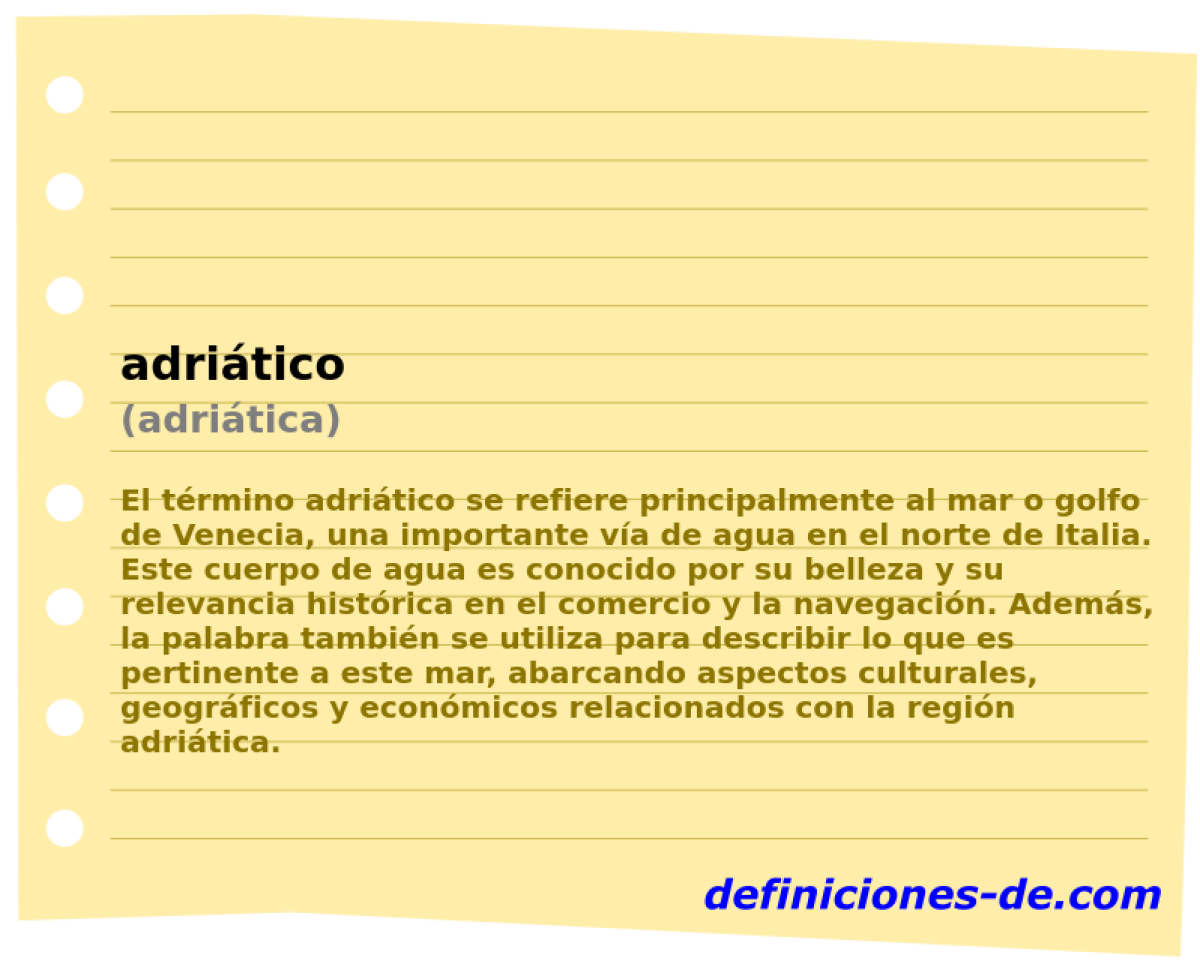 adritico (adritica)