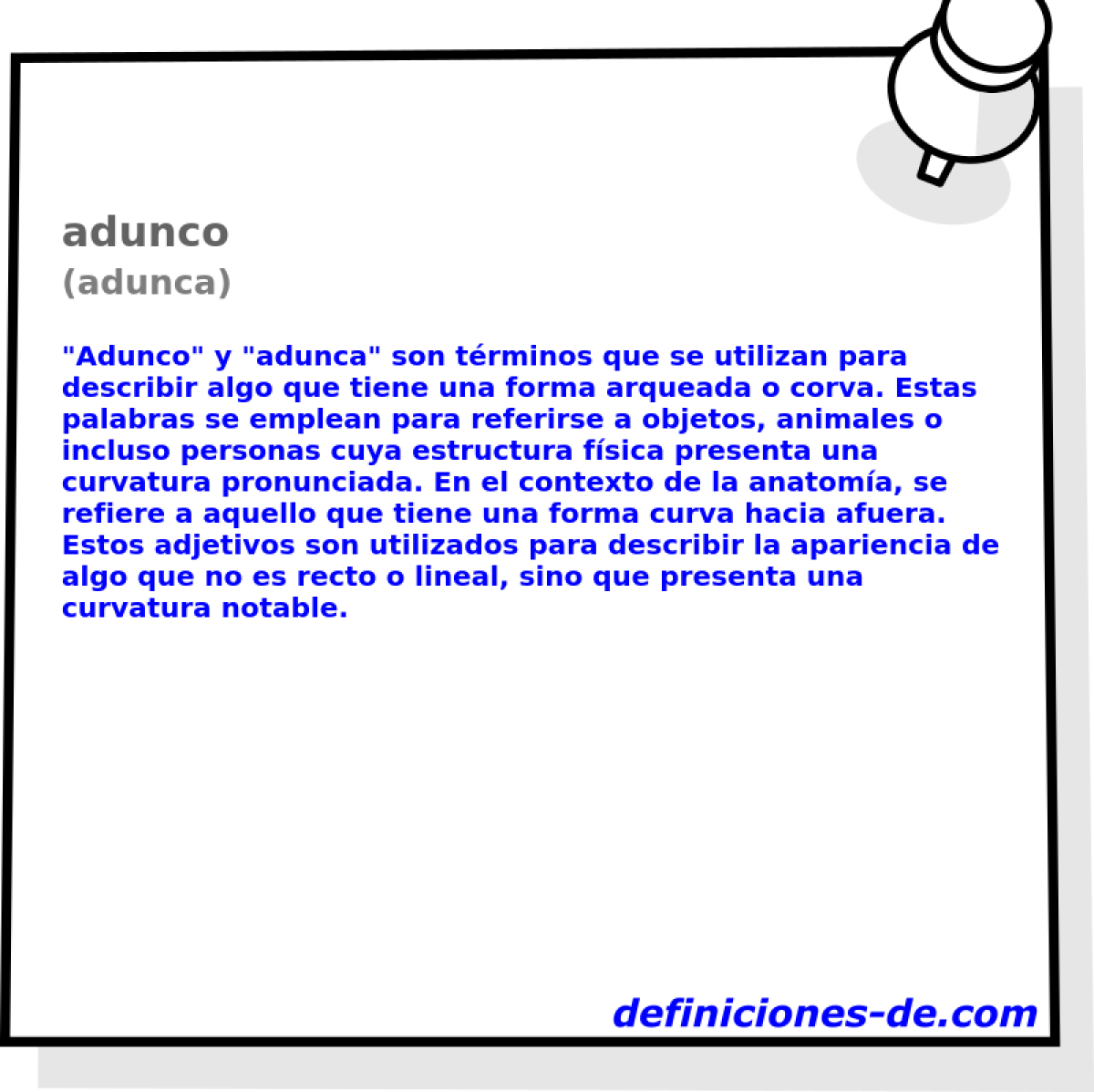 adunco (adunca)