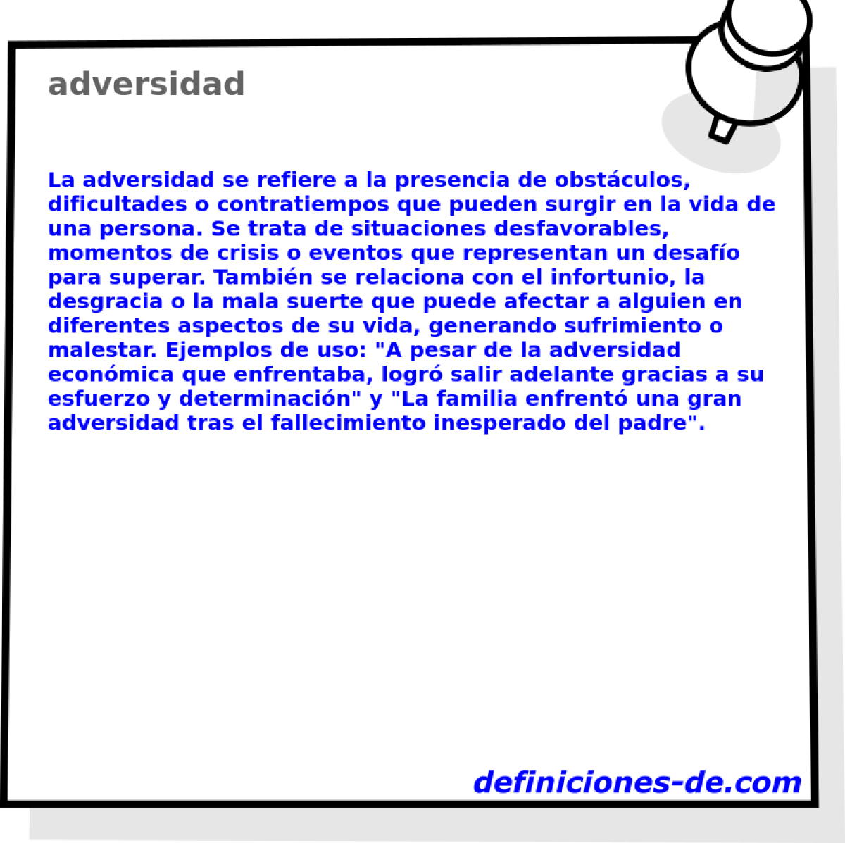 adversidad 