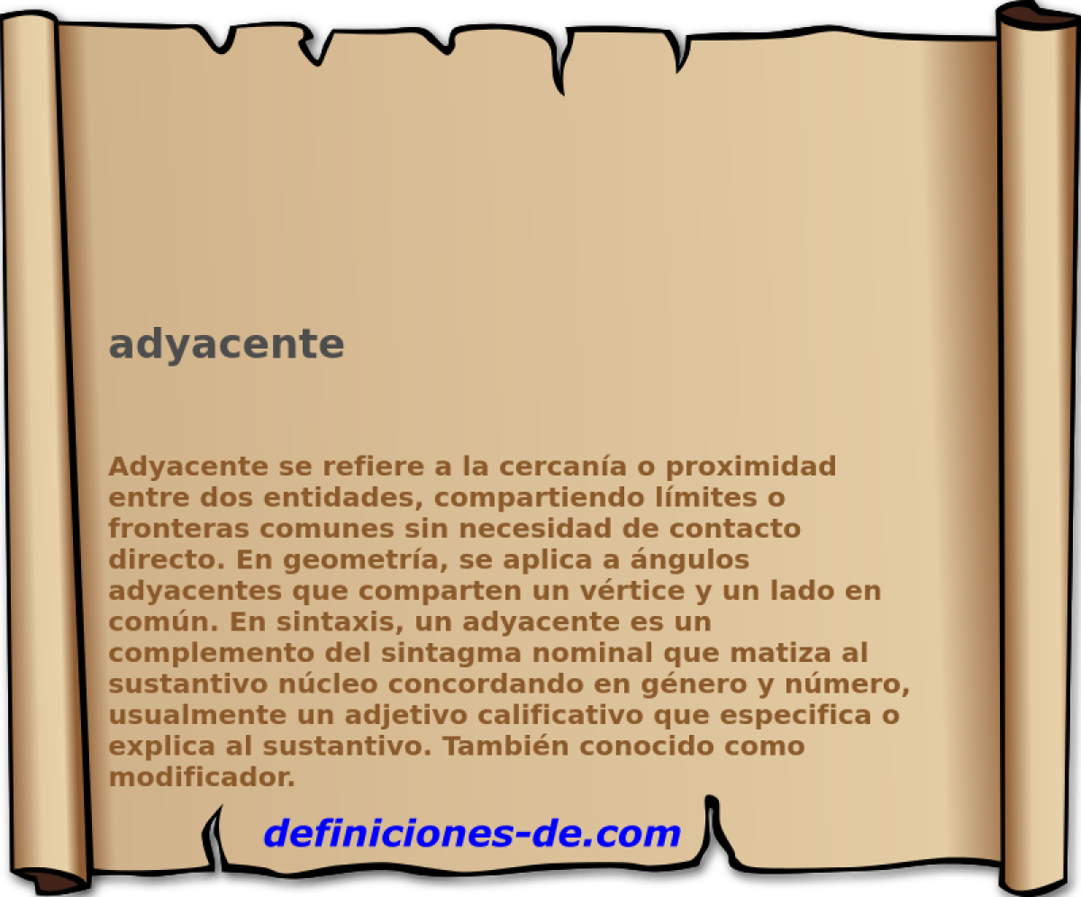 adyacente 