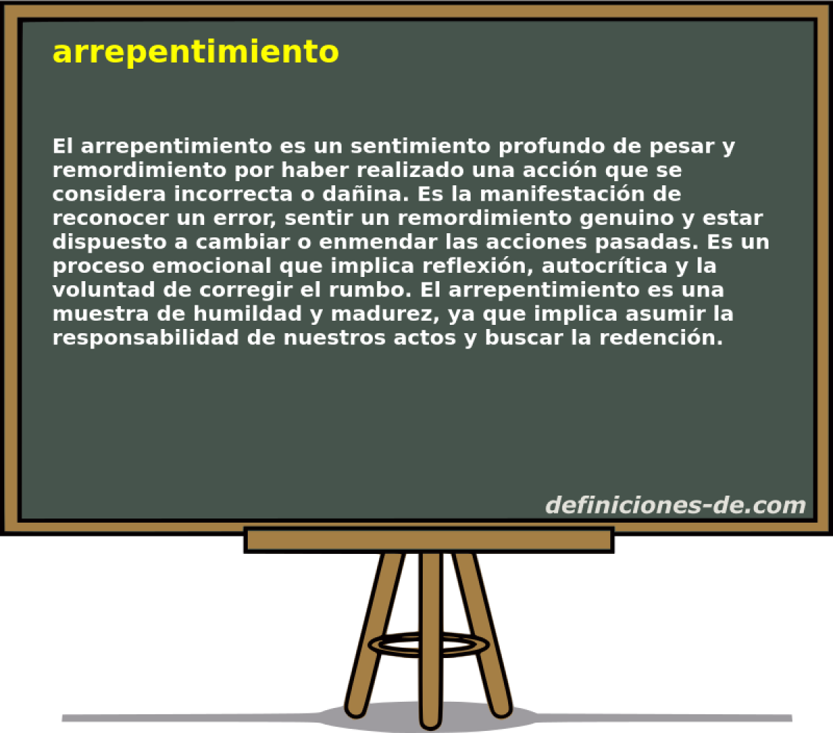 arrepentimiento 