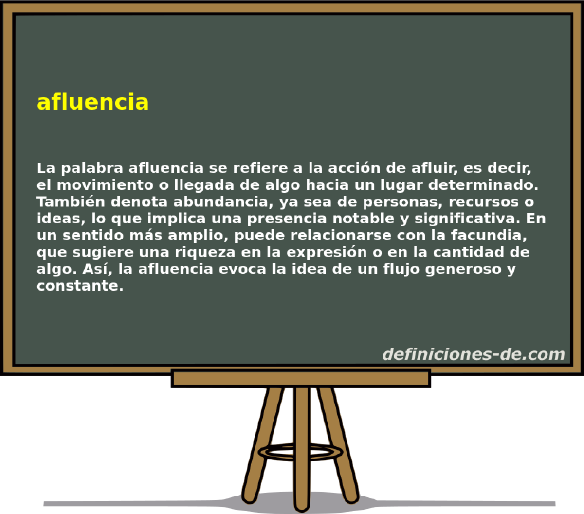 afluencia 