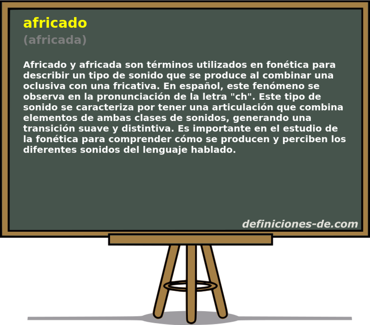 africado (africada)