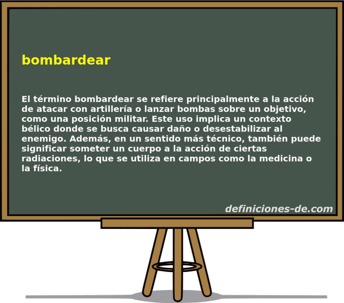 bombardear 