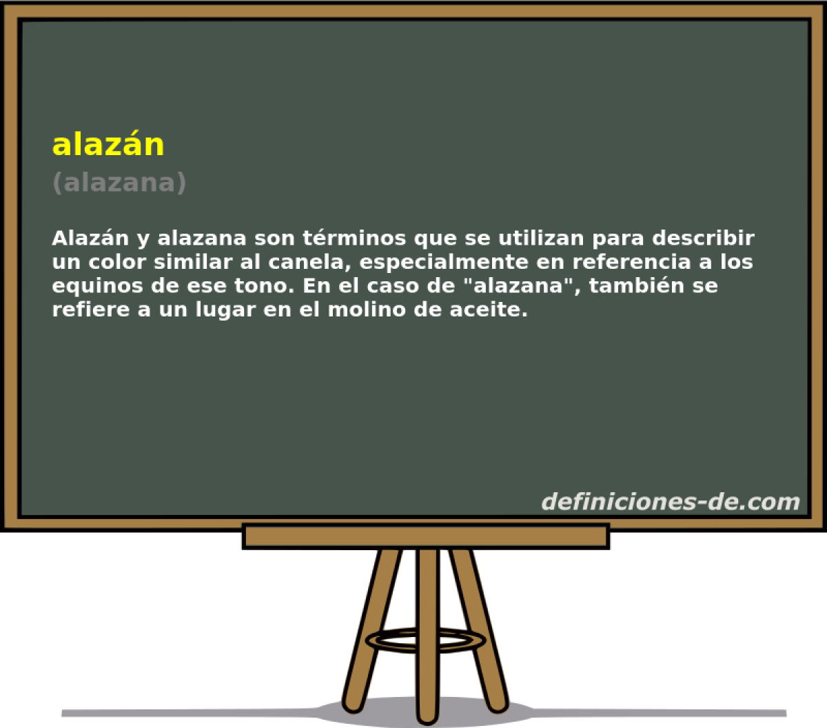 alazn (alazana)