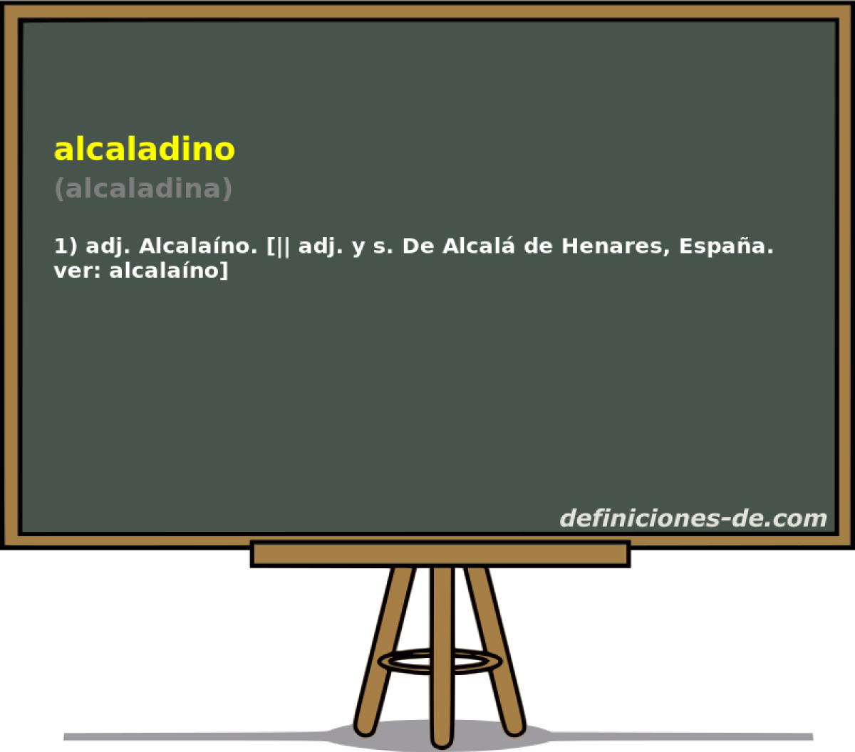 alcaladino (alcaladina)