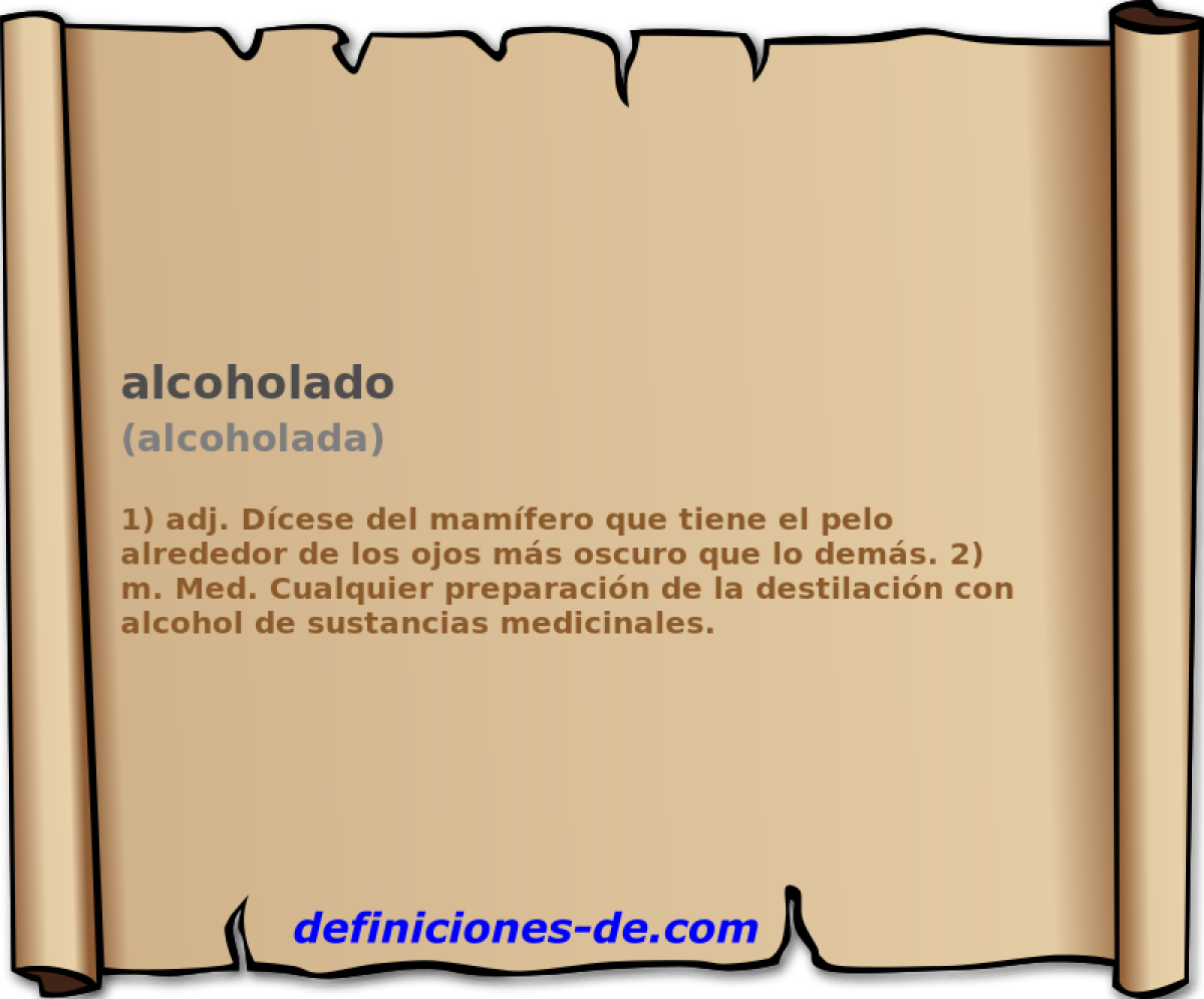 alcoholado (alcoholada)