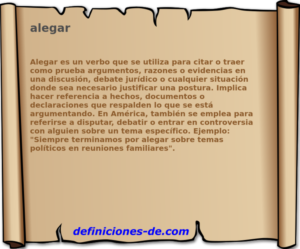 alegar 