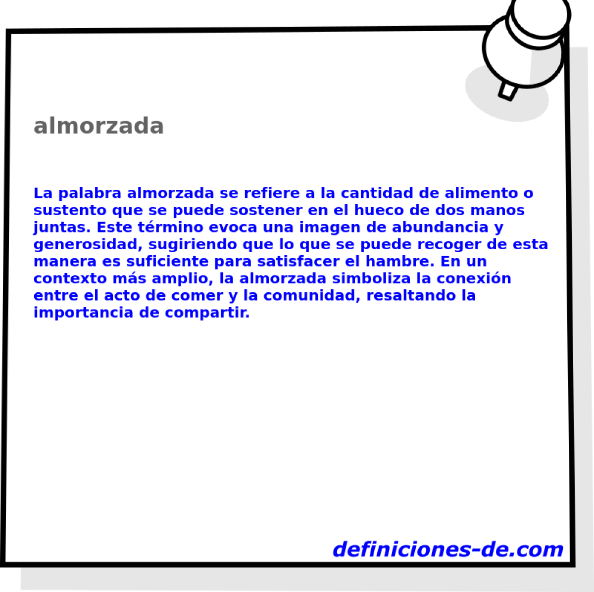 almorzada 