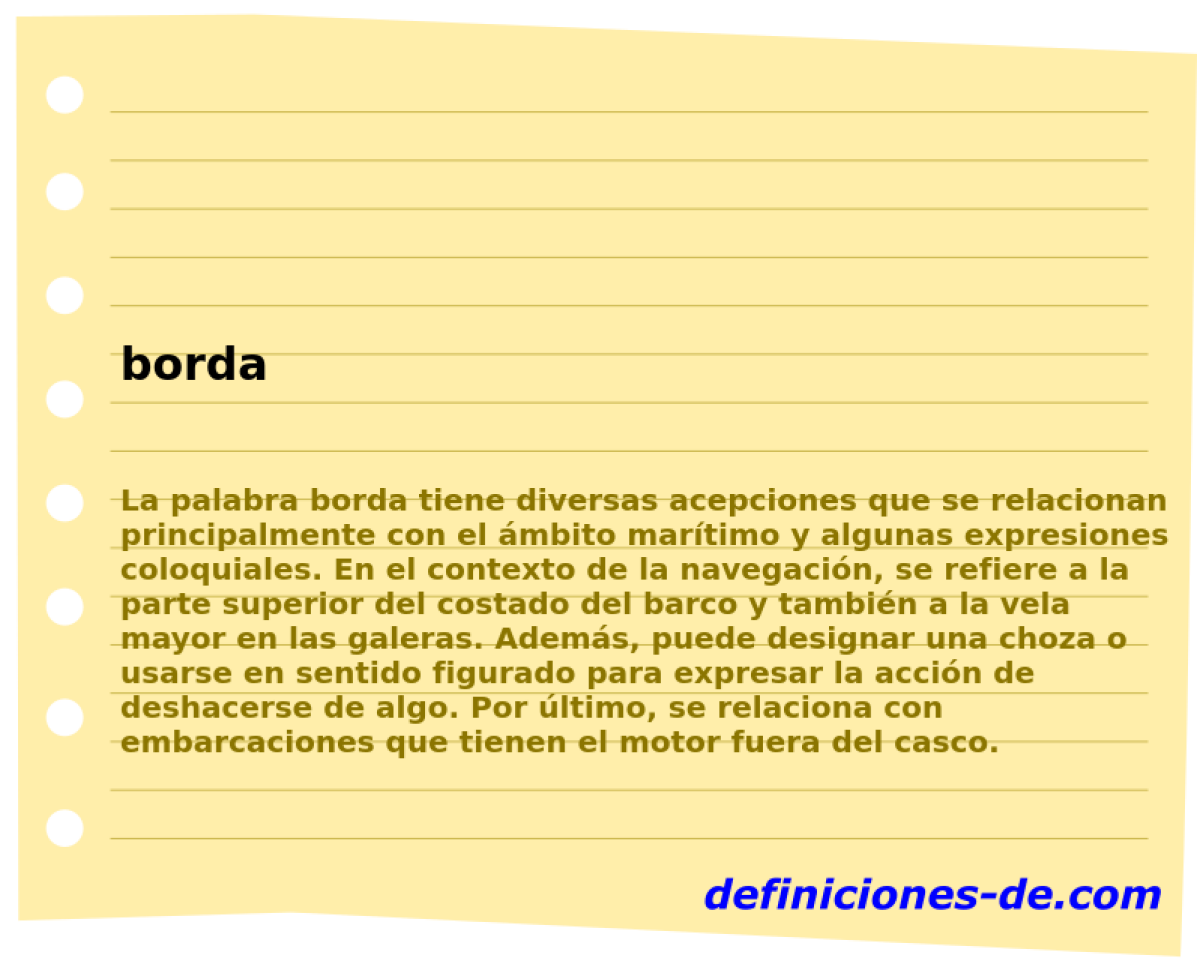 borda 