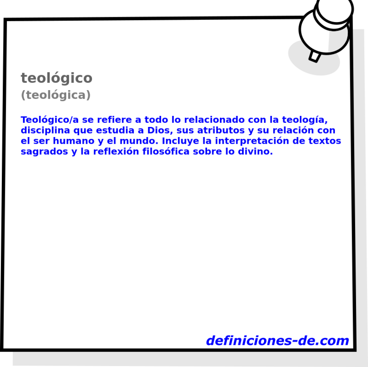 teolgico (teolgica)