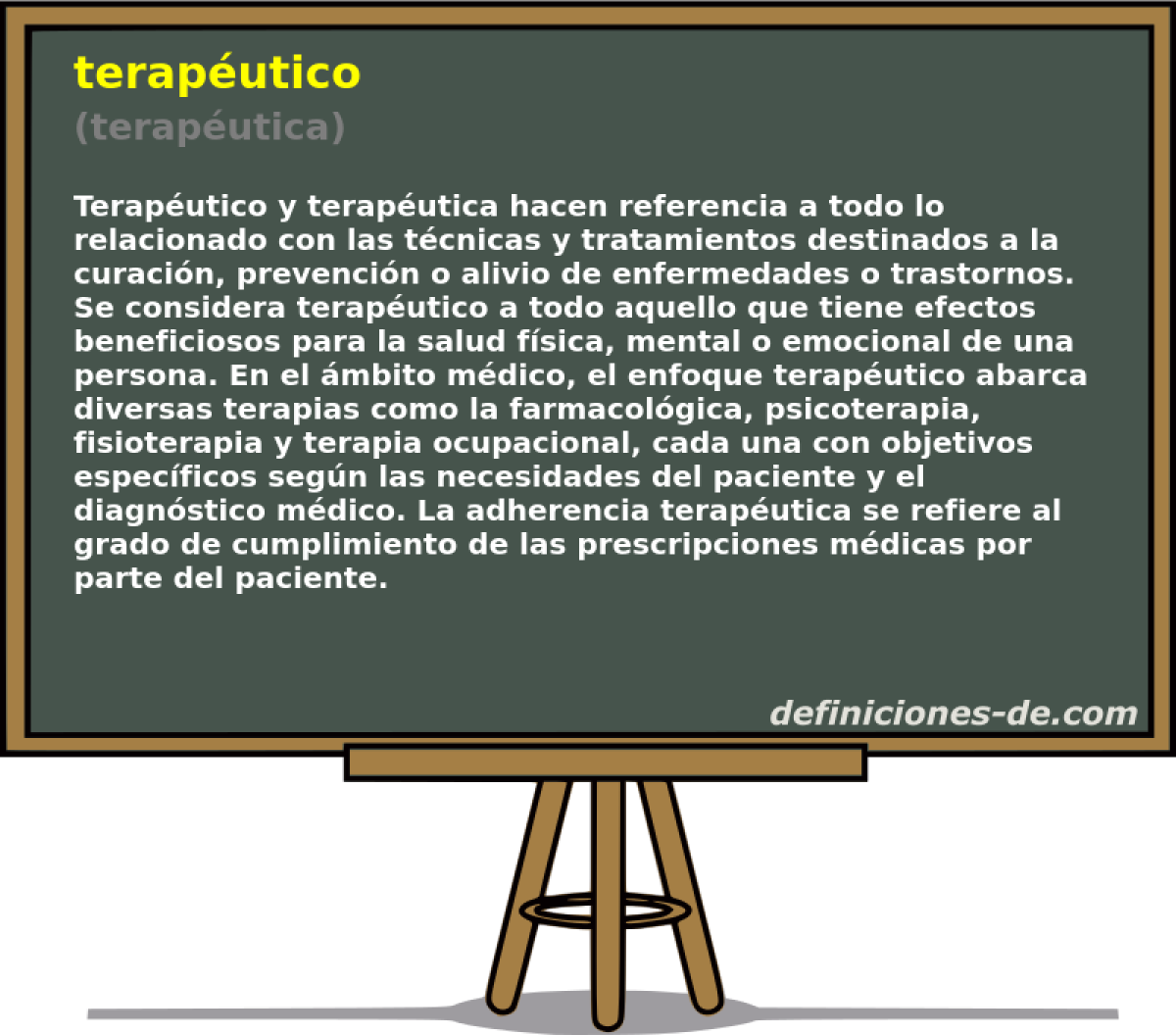 teraputico (teraputica)