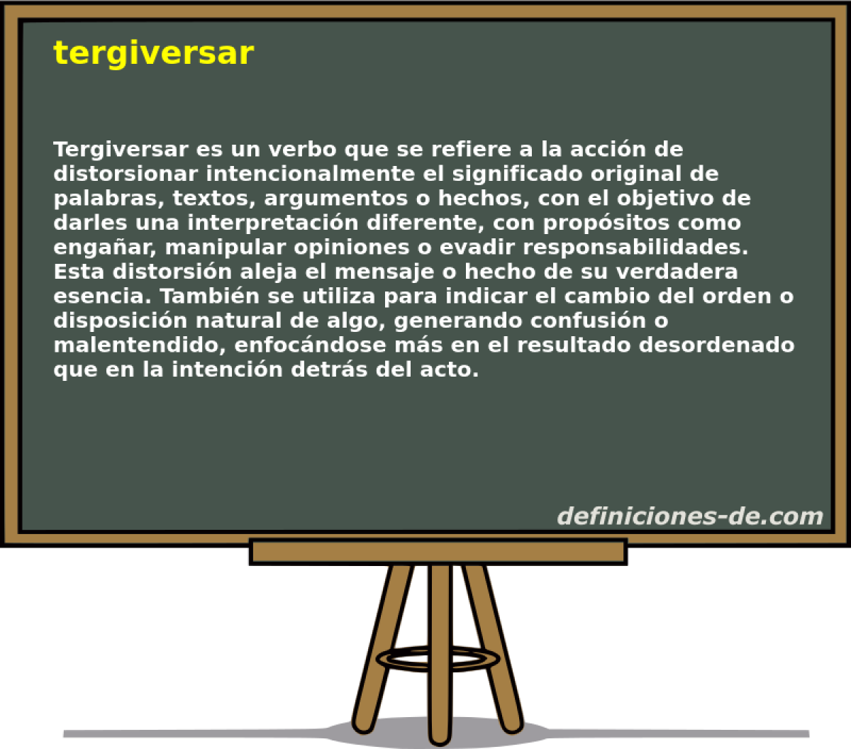 tergiversar 