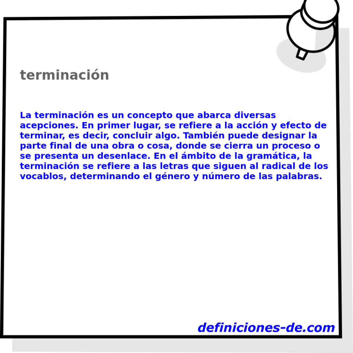 terminacin 