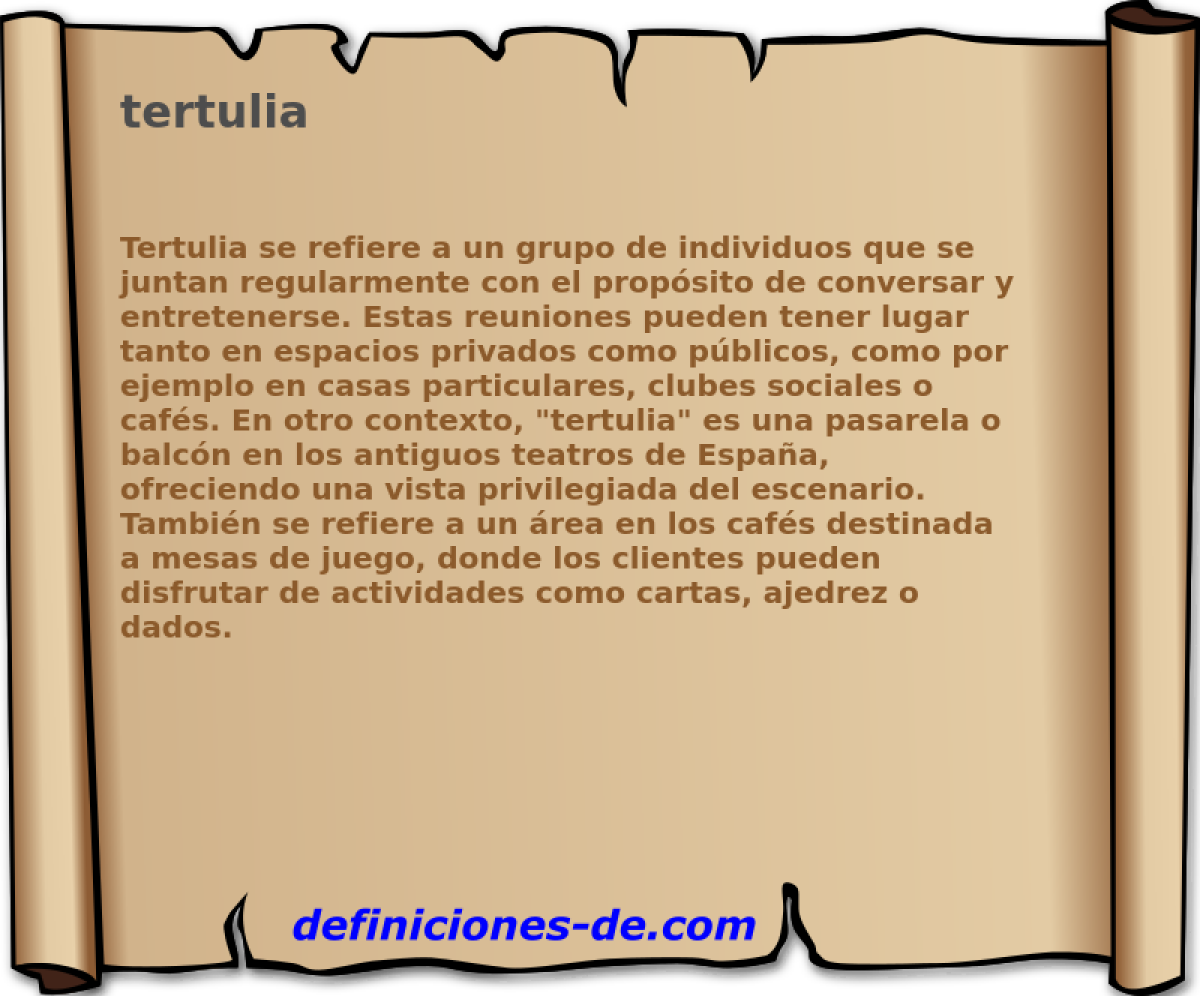 tertulia 