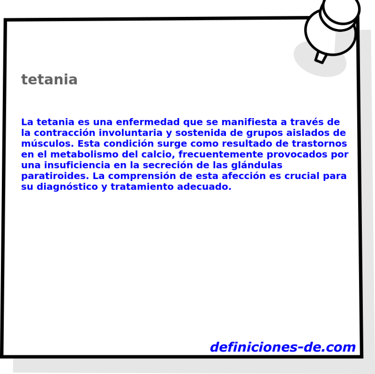 tetania 