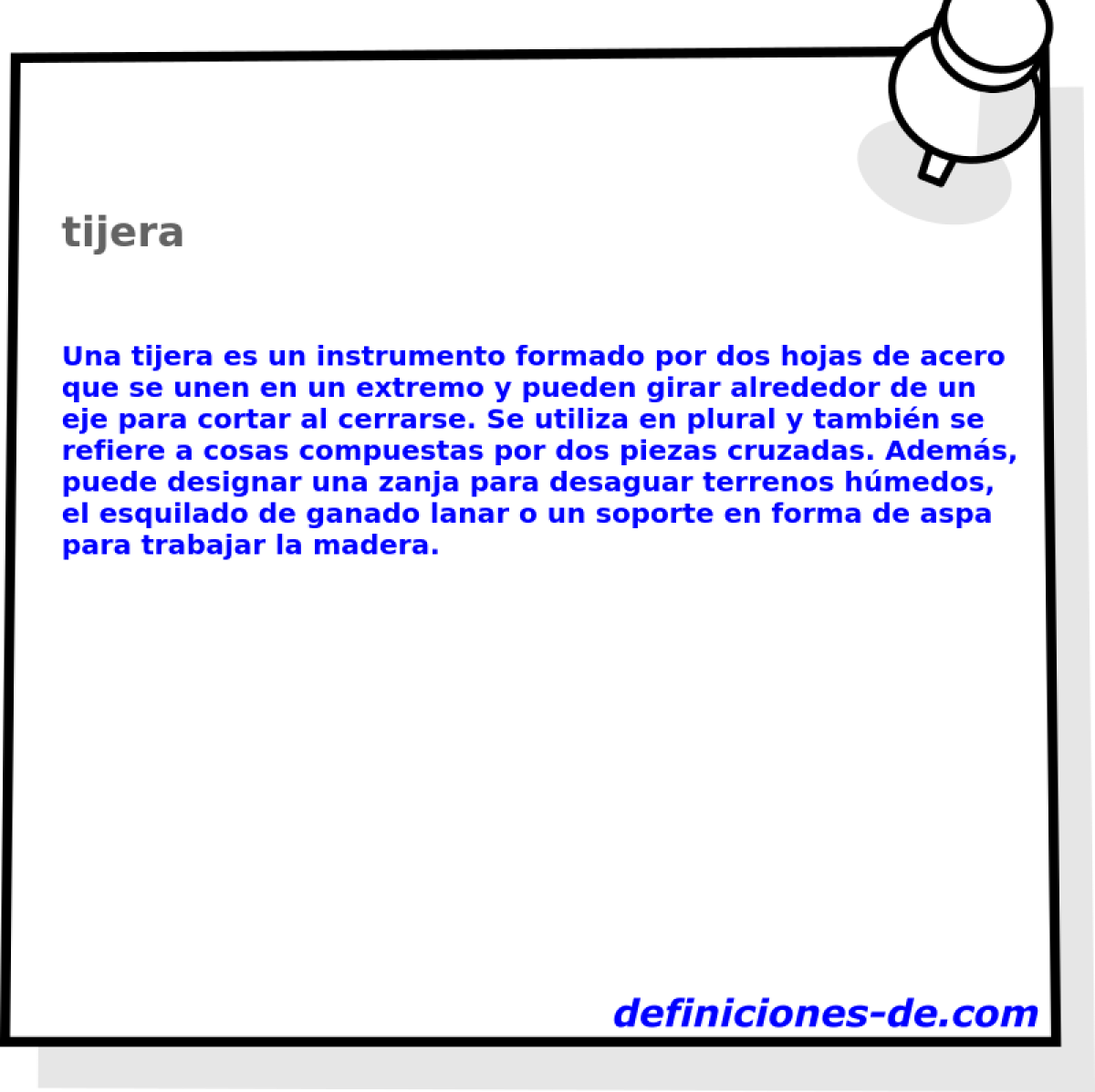 tijera 