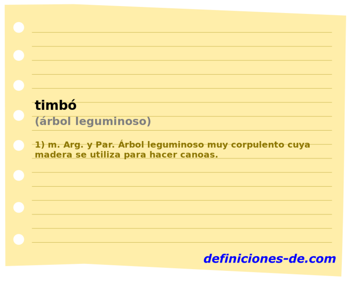 timb (rbol leguminoso)