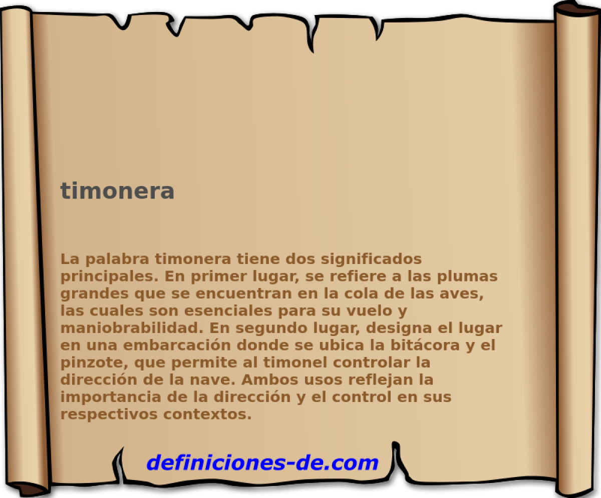 timonera 