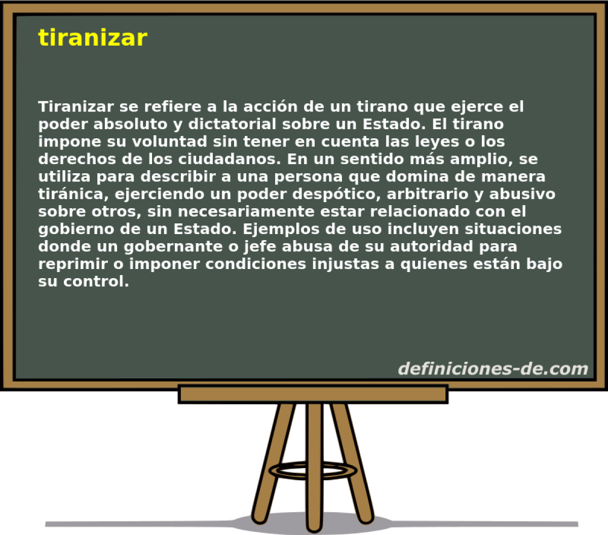 tiranizar 