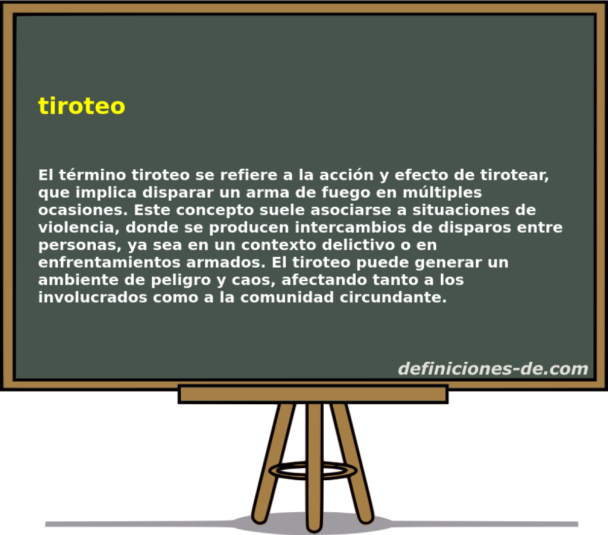 tiroteo 