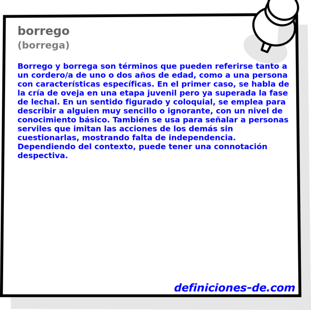 borrego (borrega)