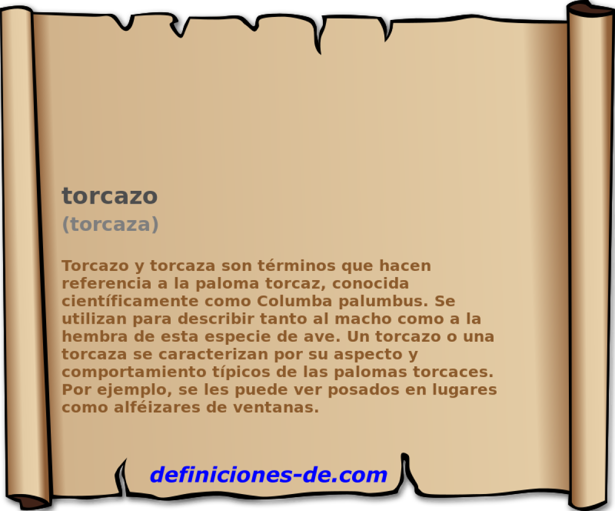 torcazo (torcaza)