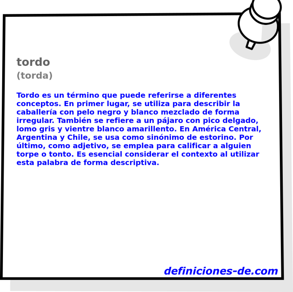 tordo (torda)