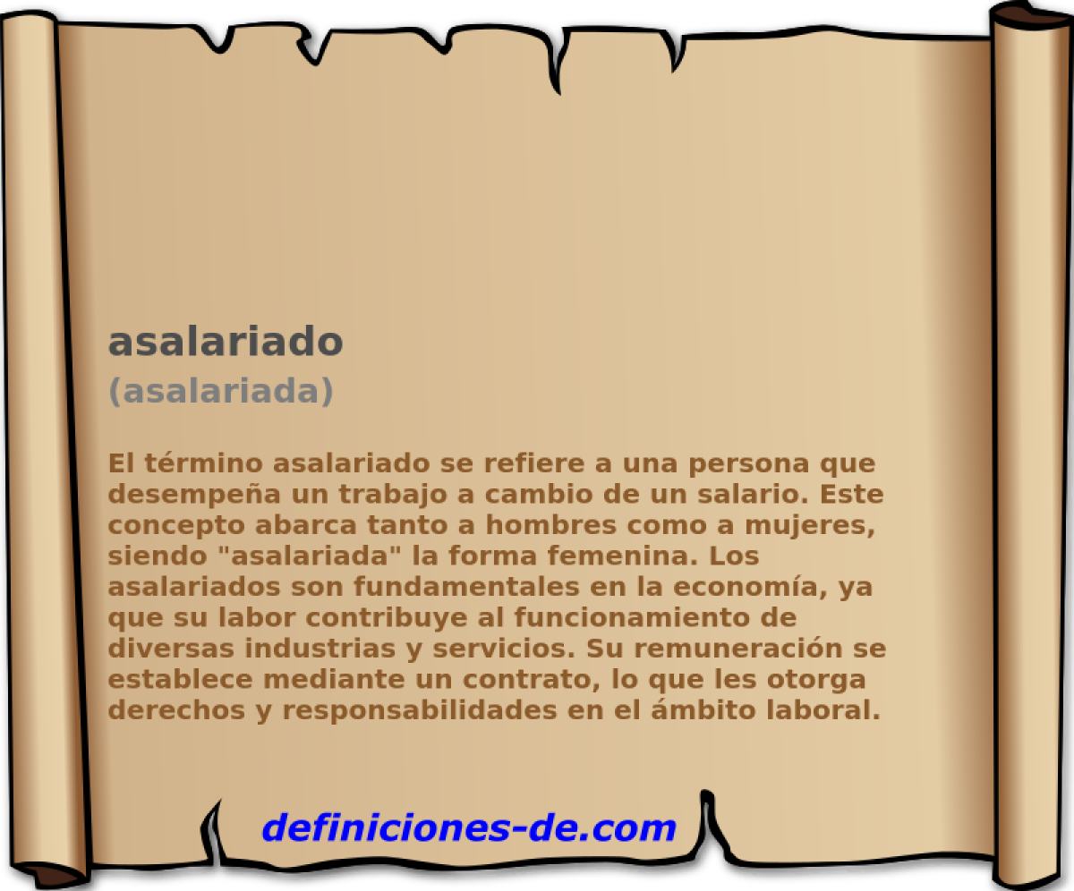 asalariado (asalariada)