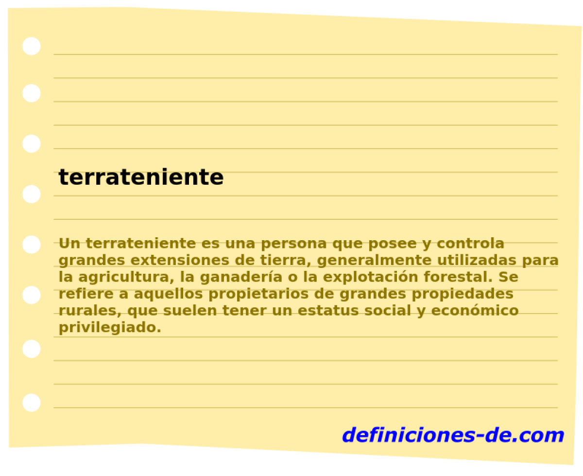 terrateniente 