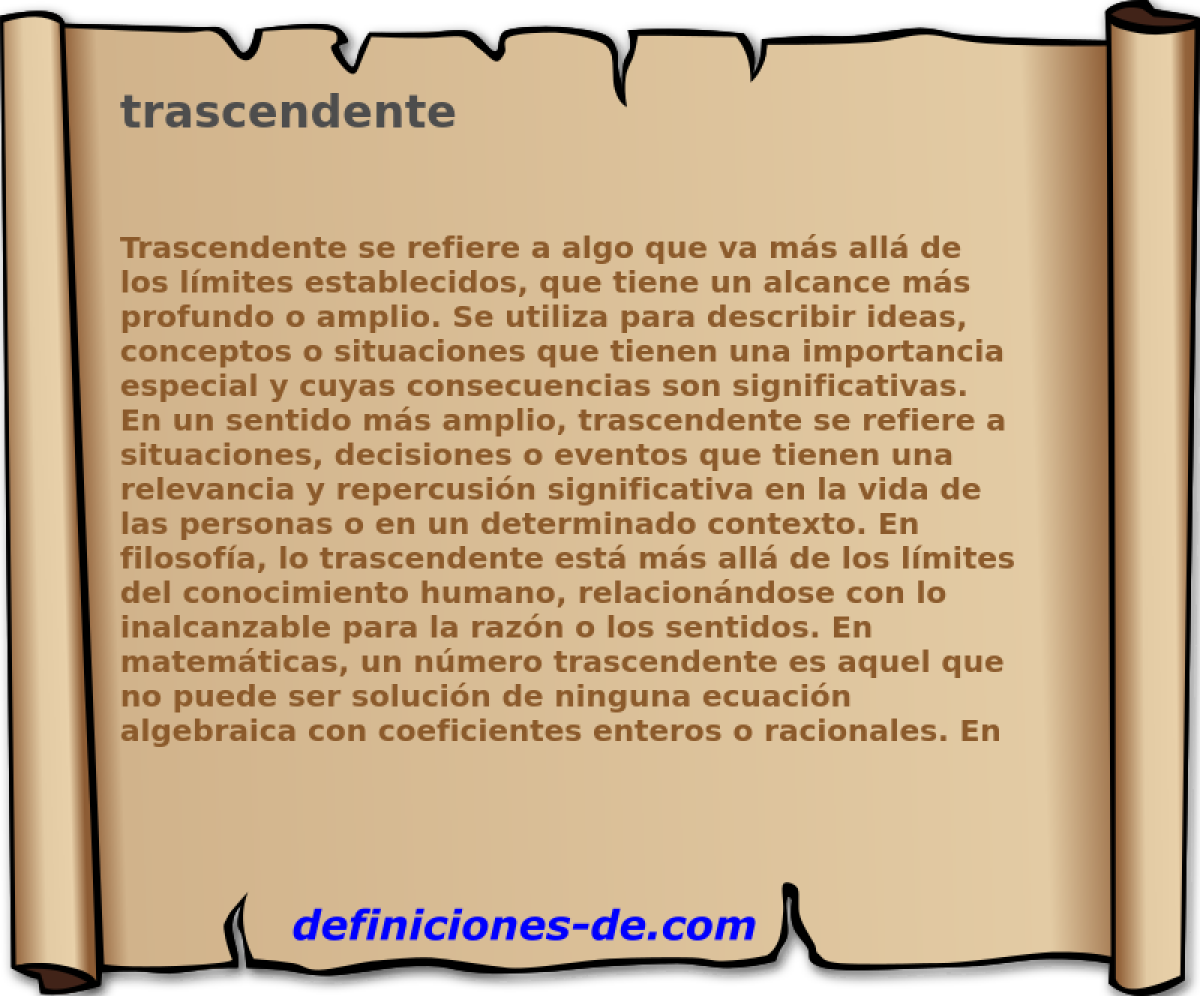 trascendente 