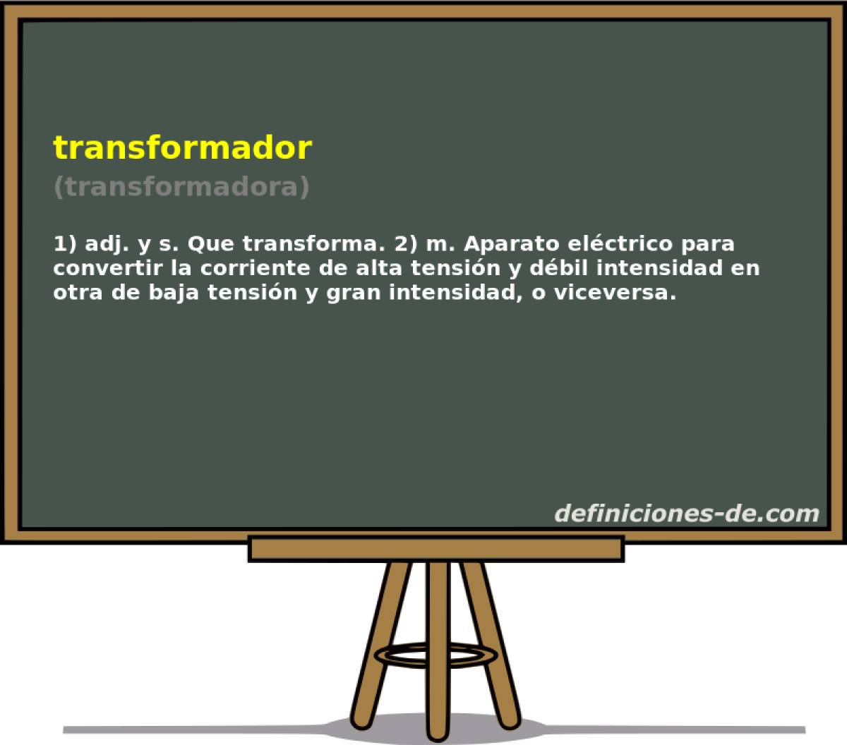 transformador (transformadora)