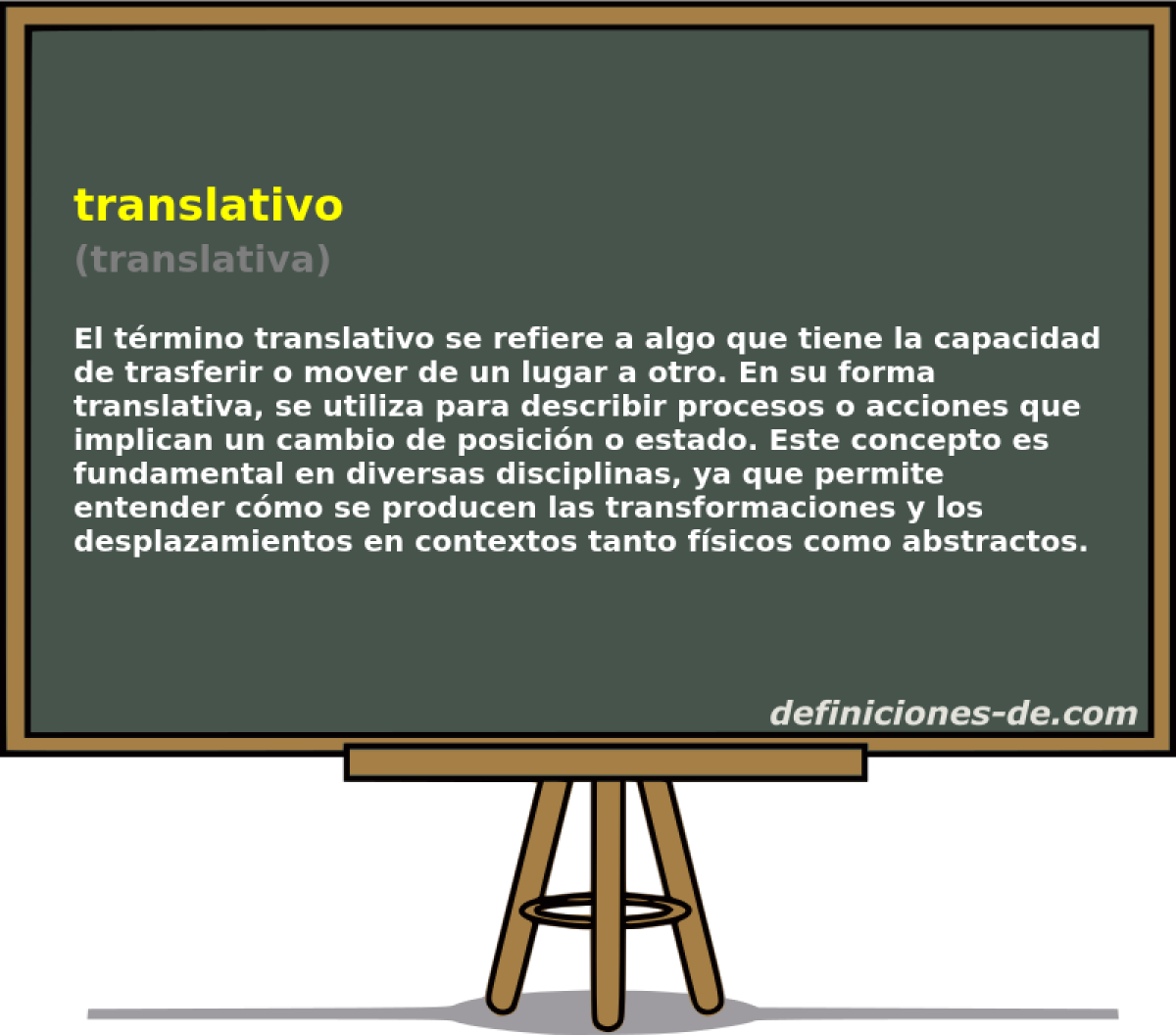 translativo (translativa)